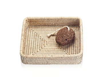 BASKET TAB1 - Rattan tray by DECOR WALTHER - view 3